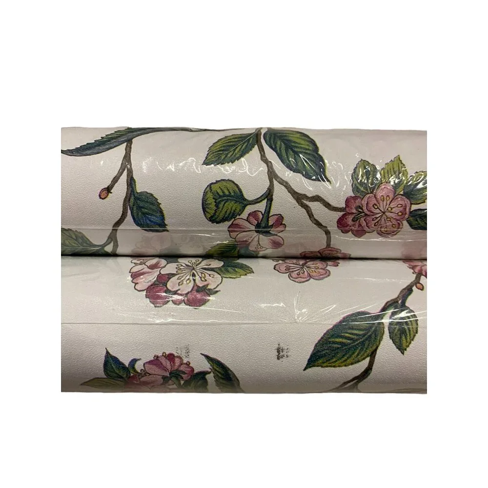 Imperial Wallpaper Rolls Set of 2 NEW Sealed Floral Vinyl
